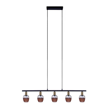 5er Pendelleuchte "CORBIS" L: 100 cm