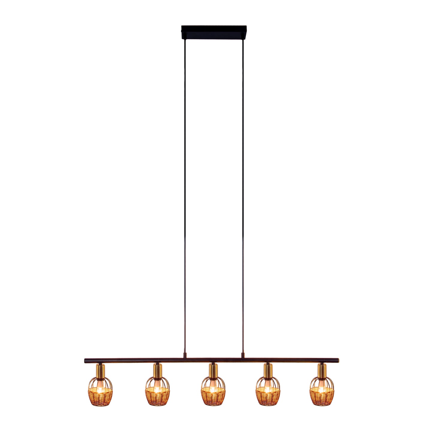 5er Pendelleuchte "CORBIS" L: 100 cm