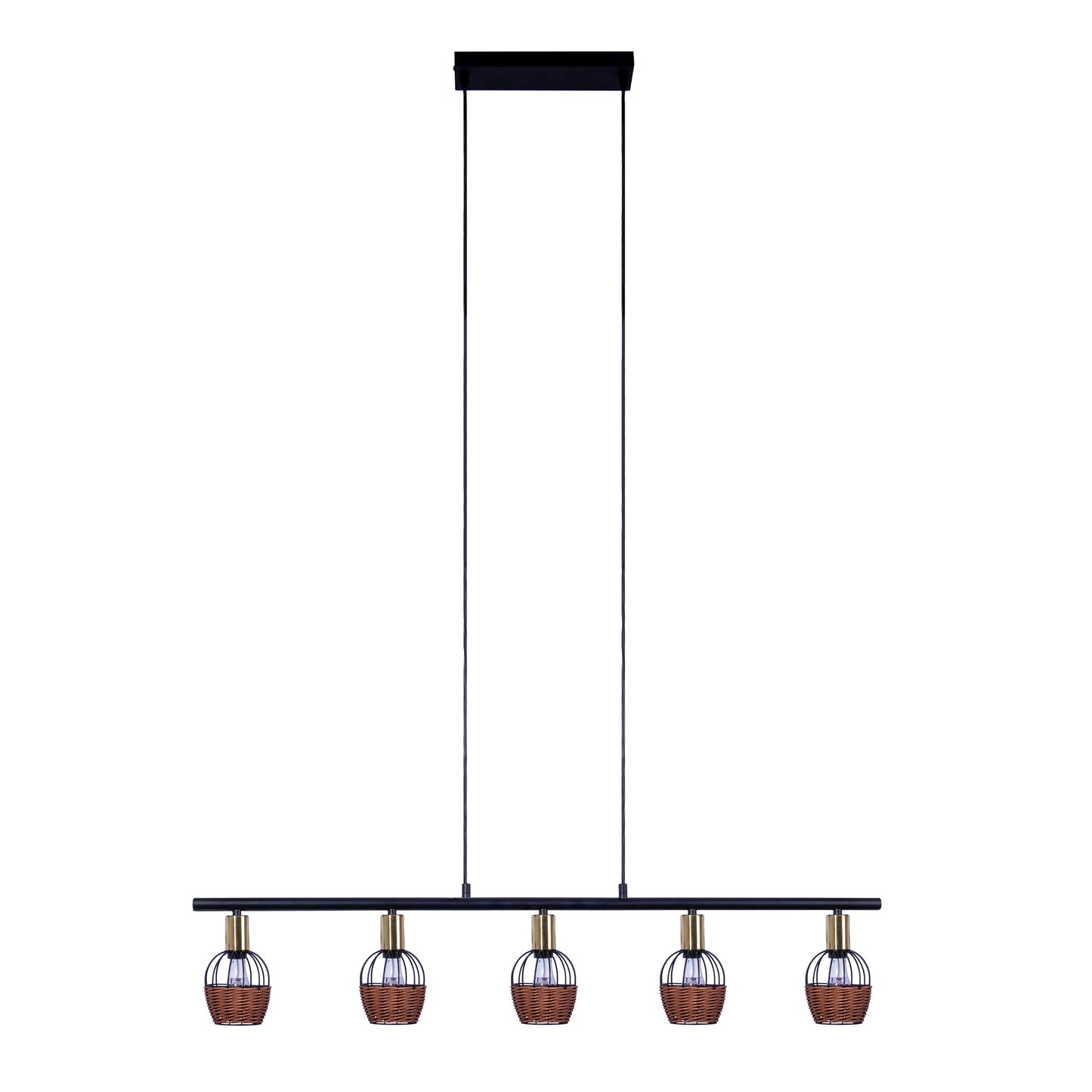 5er Pendelleuchte "CORBIS" L: 100 cm