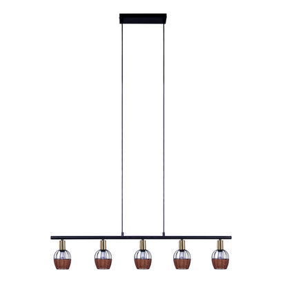 5er Pendelleuchte "CORBIS" L: 100 cm