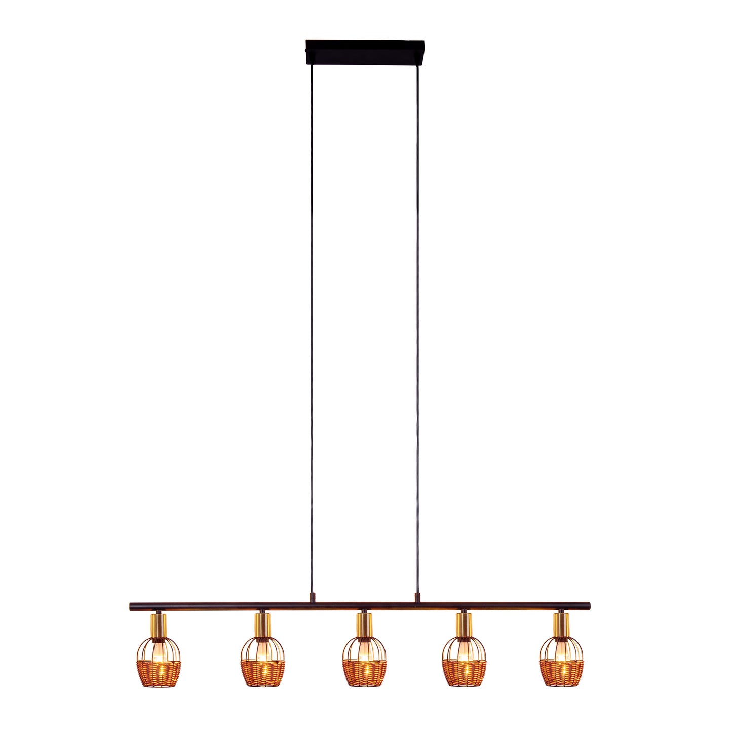 5er Pendelleuchte "CORBIS" L: 100 cm