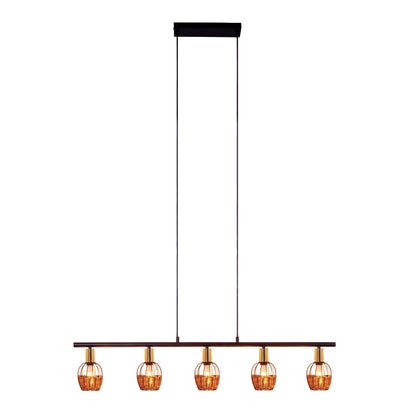 5er Pendelleuchte "CORBIS" L: 100 cm