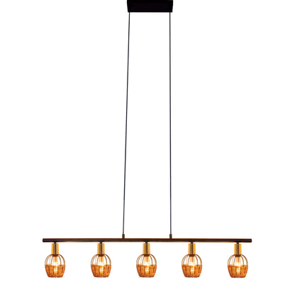 5er Pendelleuchte "CORBIS" L: 100 cm