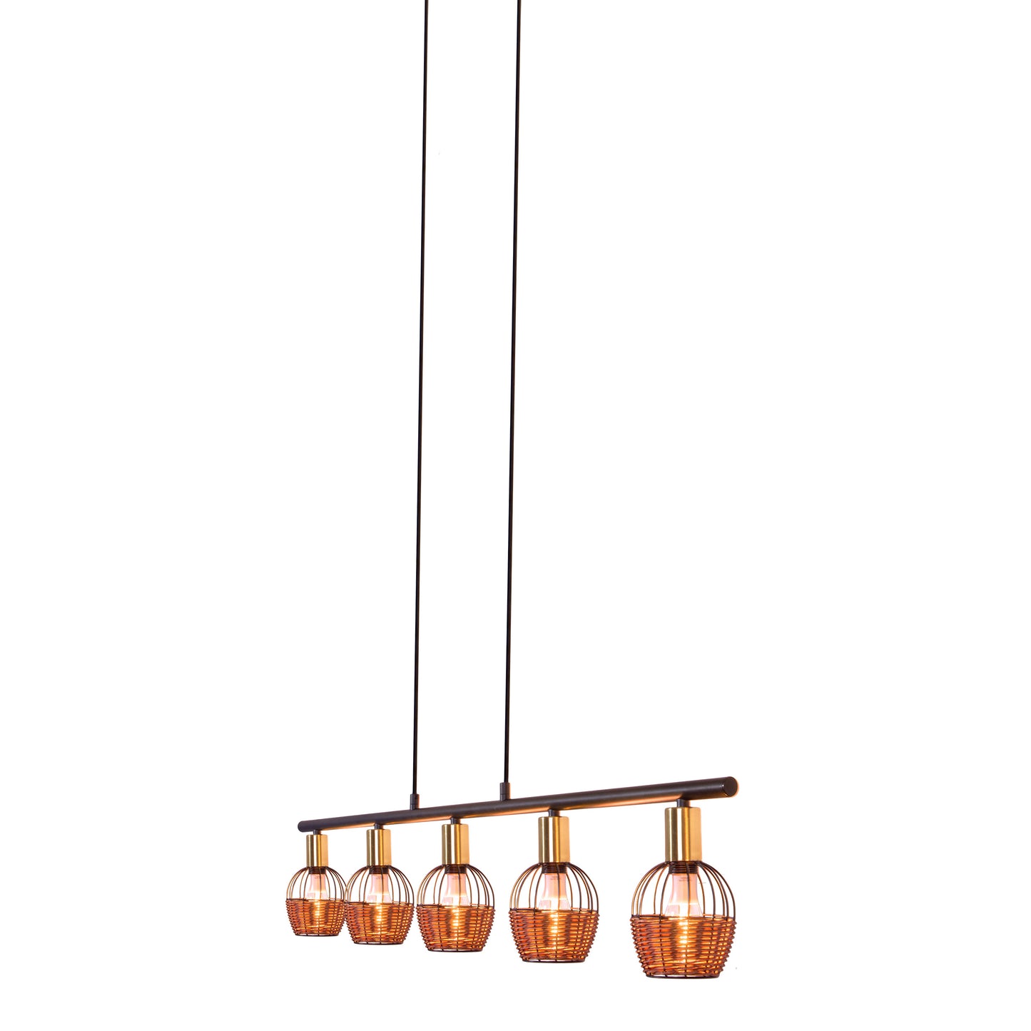 5er Pendelleuchte "CORBIS" L: 100 cm