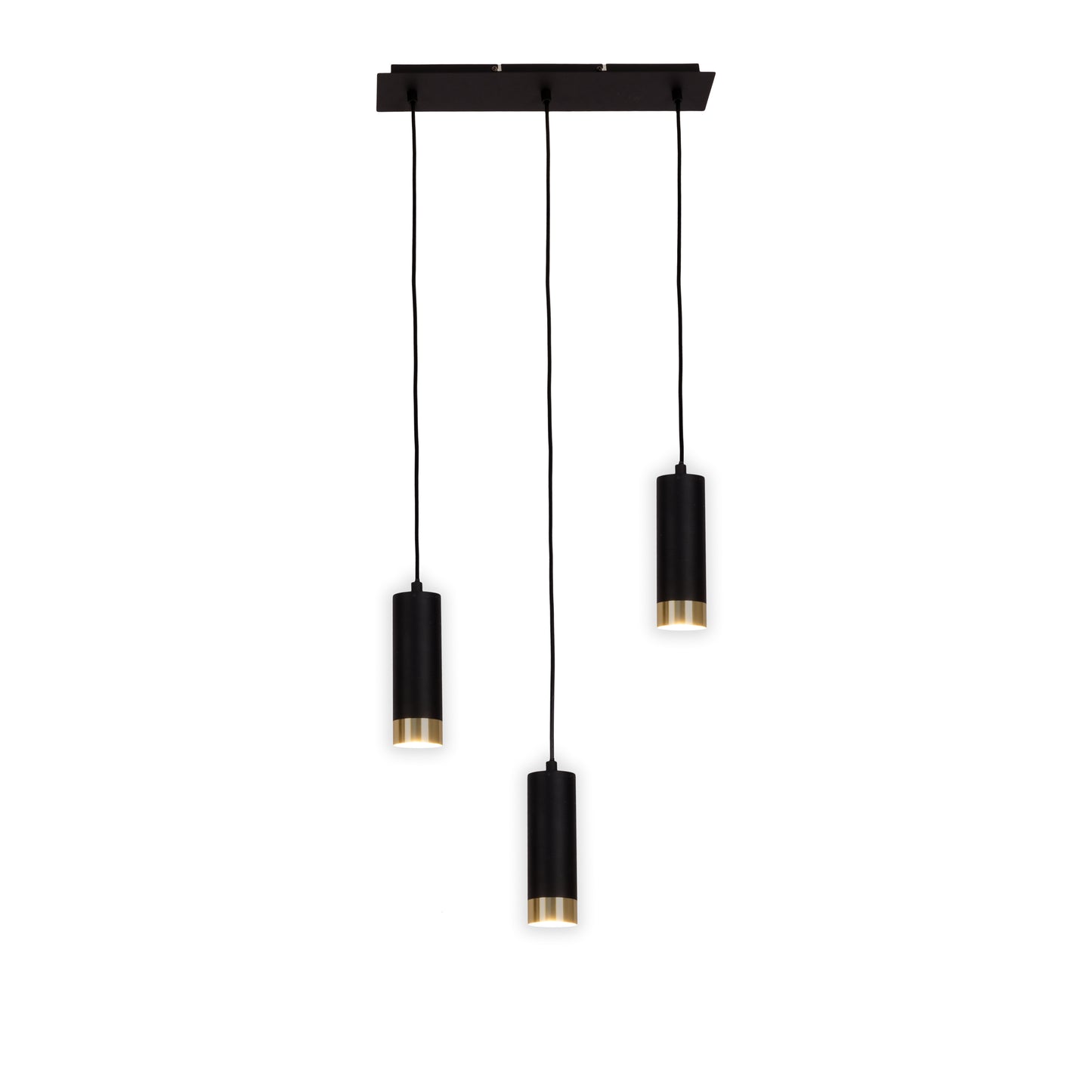 3er Pendelleuchte "FRIDU" L: 48cm