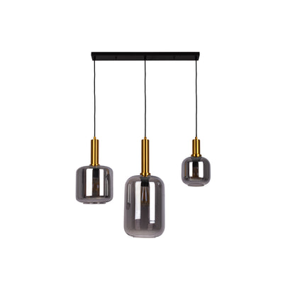 3er Pendelleuchte "FUMO" L: 82,4cm