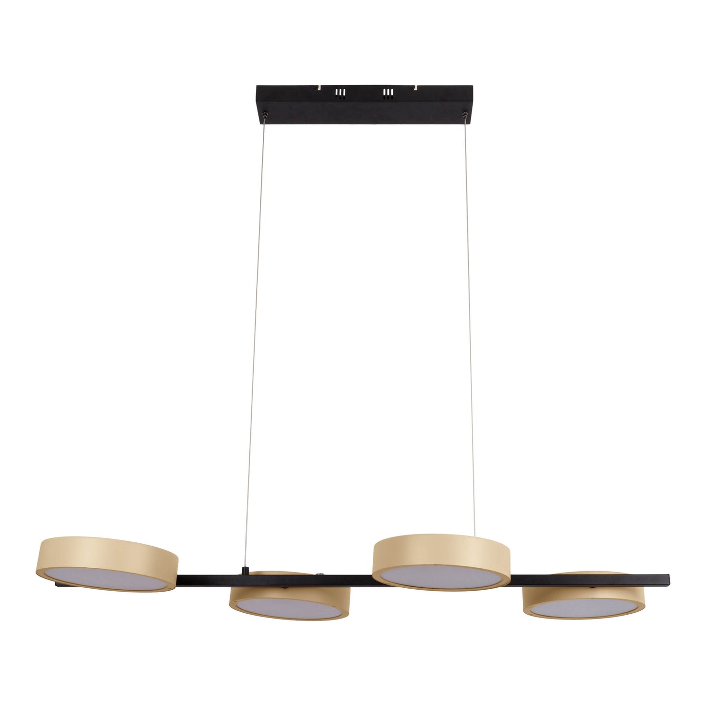LED / CCT Pendelleuchte "TESSA" L: 110cm almond