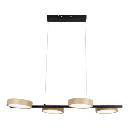 LED / CCT Pendelleuchte "TESSA" L: 110cm almond