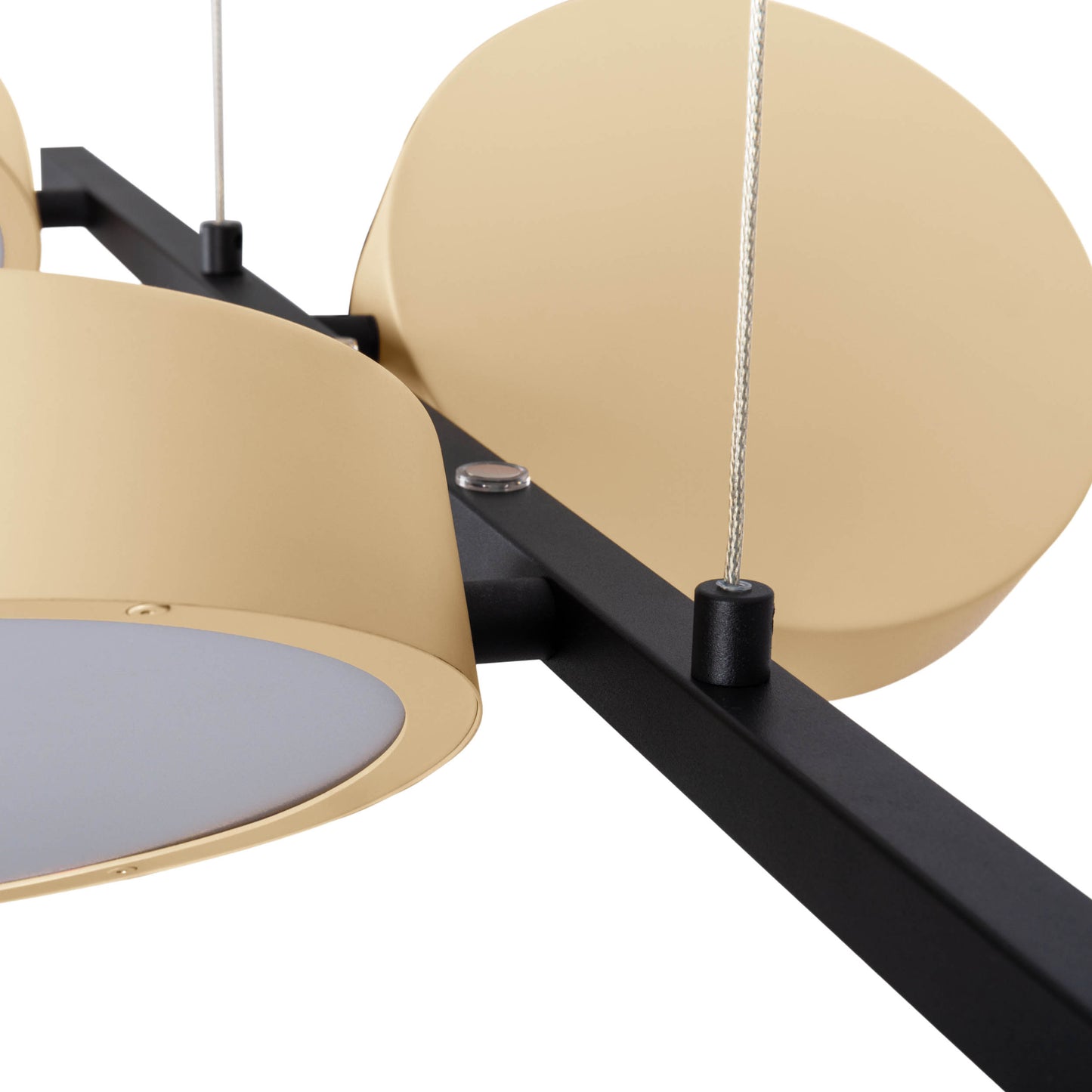 LED / CCT Pendelleuchte "TESSA" L: 110cm almond
