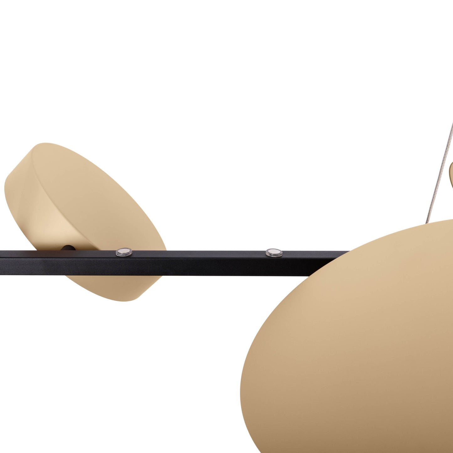 LED / CCT Pendelleuchte "TESSA" L: 110cm almond