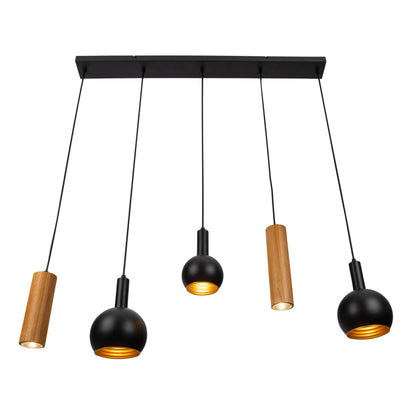 5er Pendelleuchte "CUSCO" H: 150cm