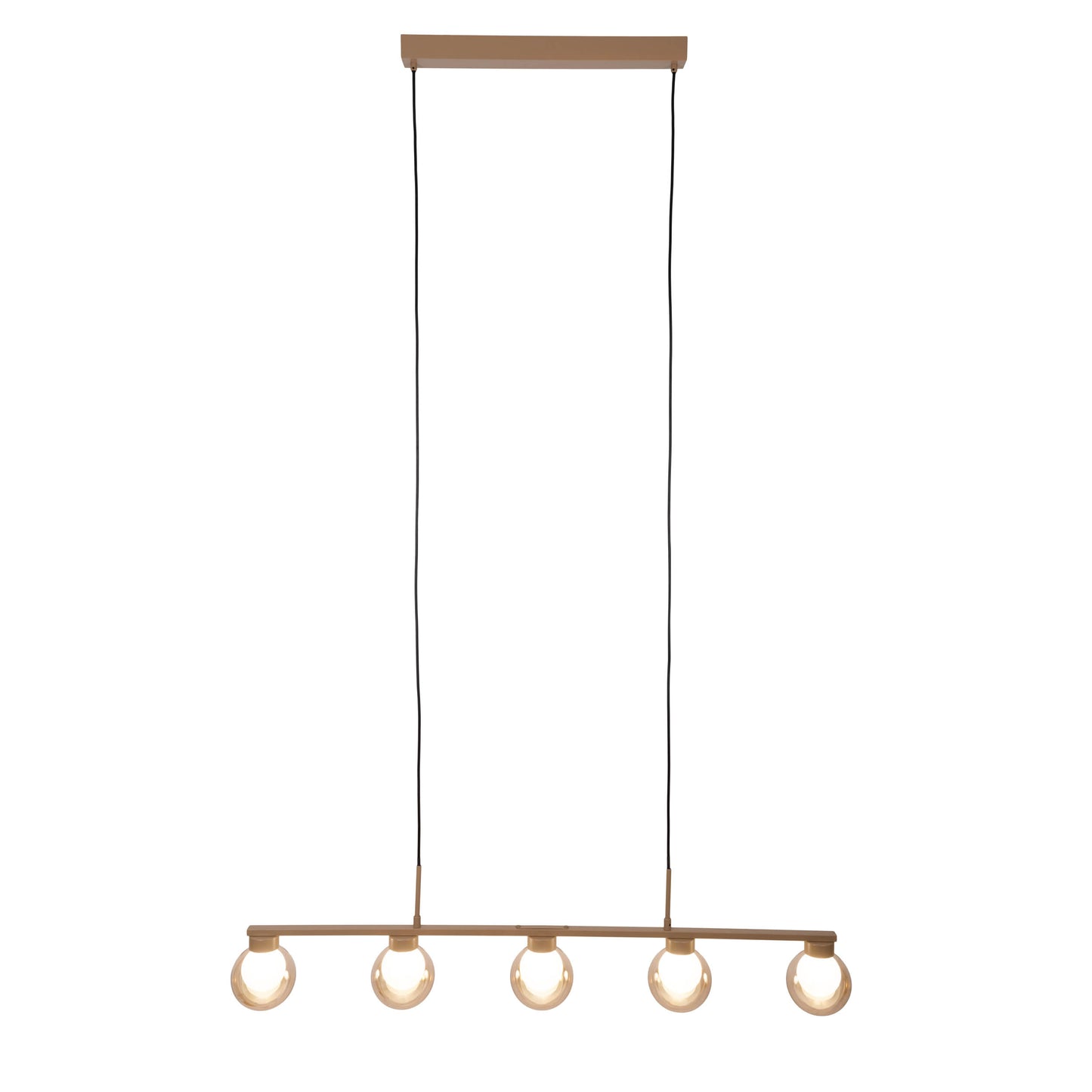 5er Pendelleuchte "DONIKA" L: 116 cm