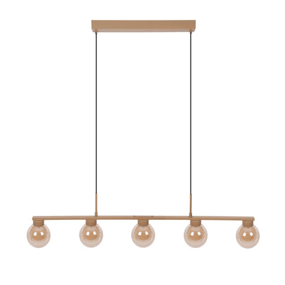 5er Pendelleuchte "DONIKA" L: 116 cm