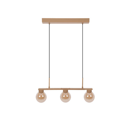 3er Pendelleuchte "DONIKA" L: 64cm