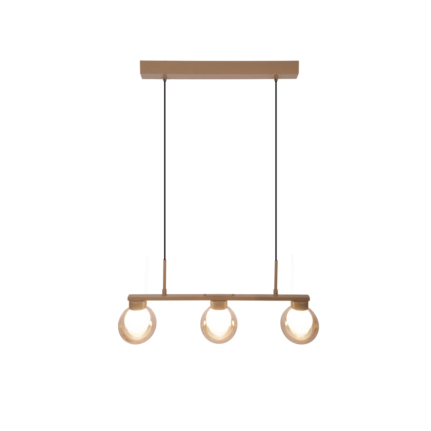 3er Pendelleuchte "DONIKA" L: 64cm