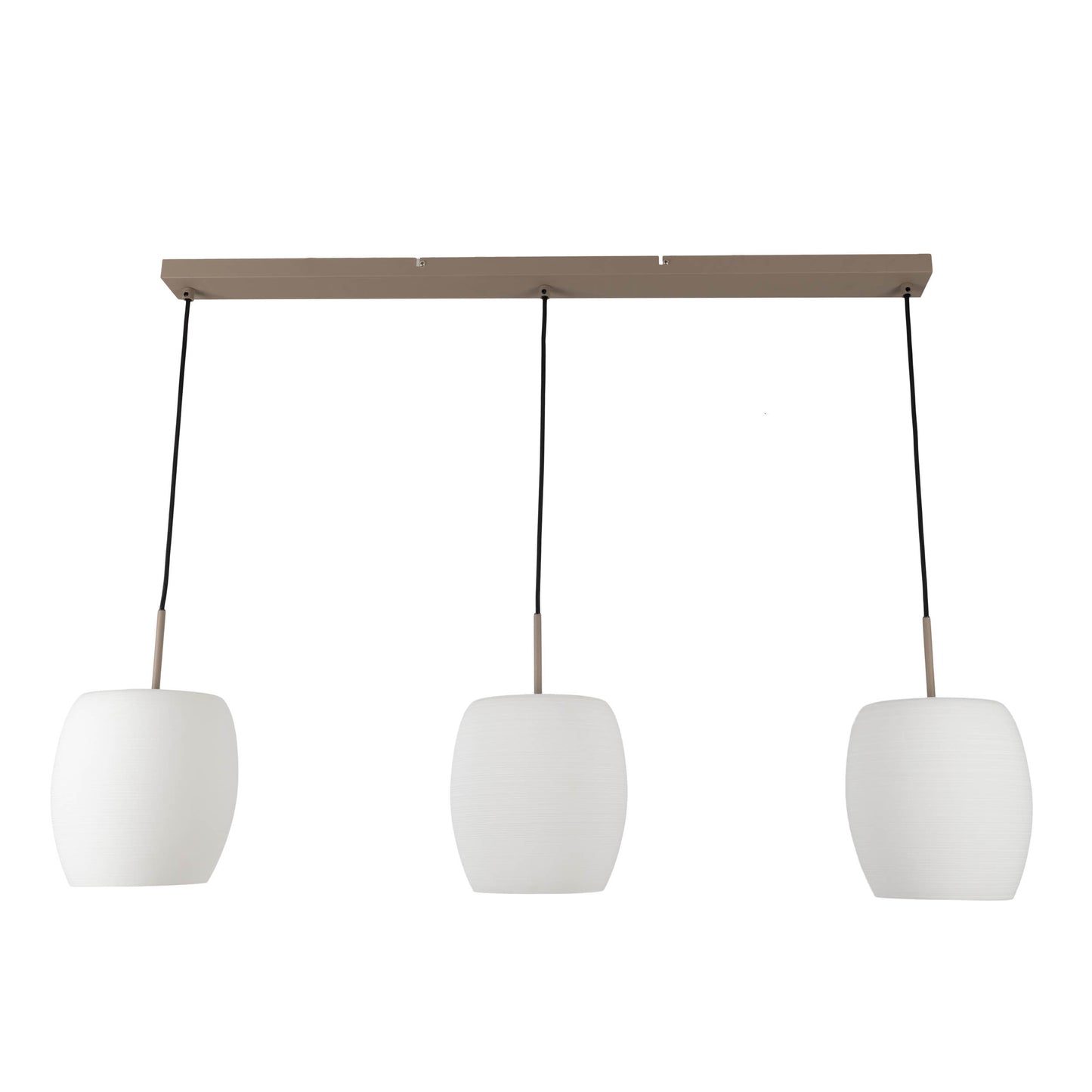 3er Pendelleuchte "NIRELIA" L: 110cm beige