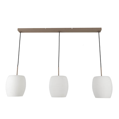 3er Pendelleuchte "NIRELIA" L: 110cm beige