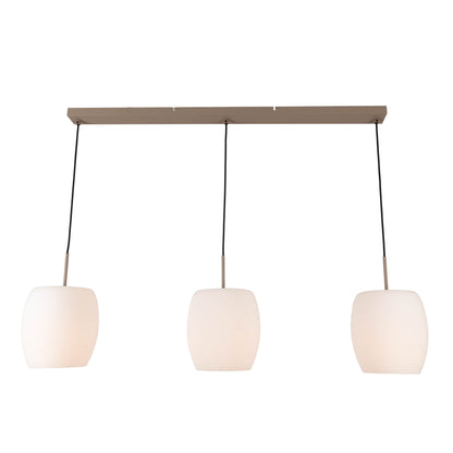 3er Pendelleuchte "NIRELIA" L: 110cm beige