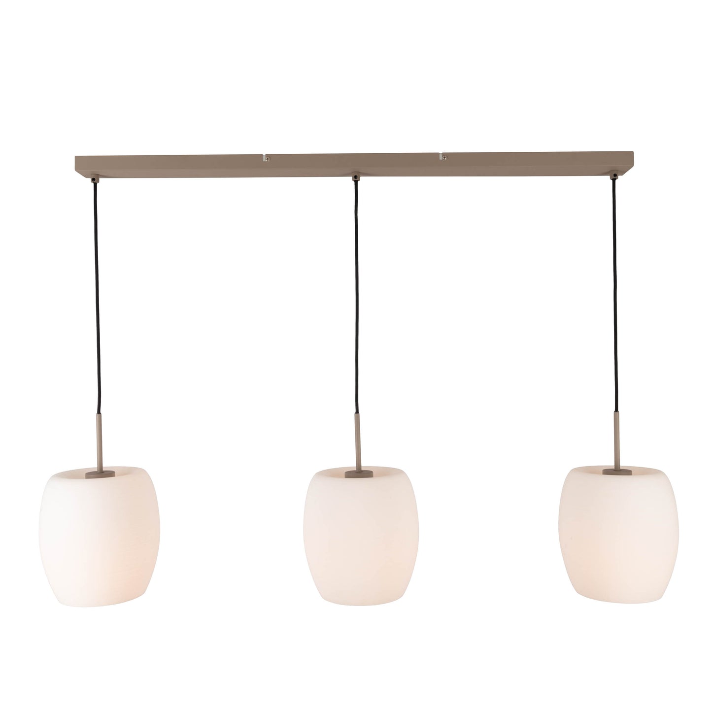 3er Pendelleuchte "NIRELIA" L: 110cm beige