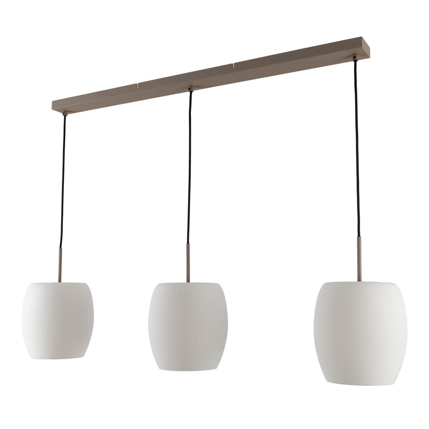 3er Pendelleuchte "NIRELIA" L: 110cm beige