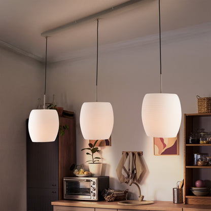 3er Pendelleuchte "NIRELIA" L: 110cm beige