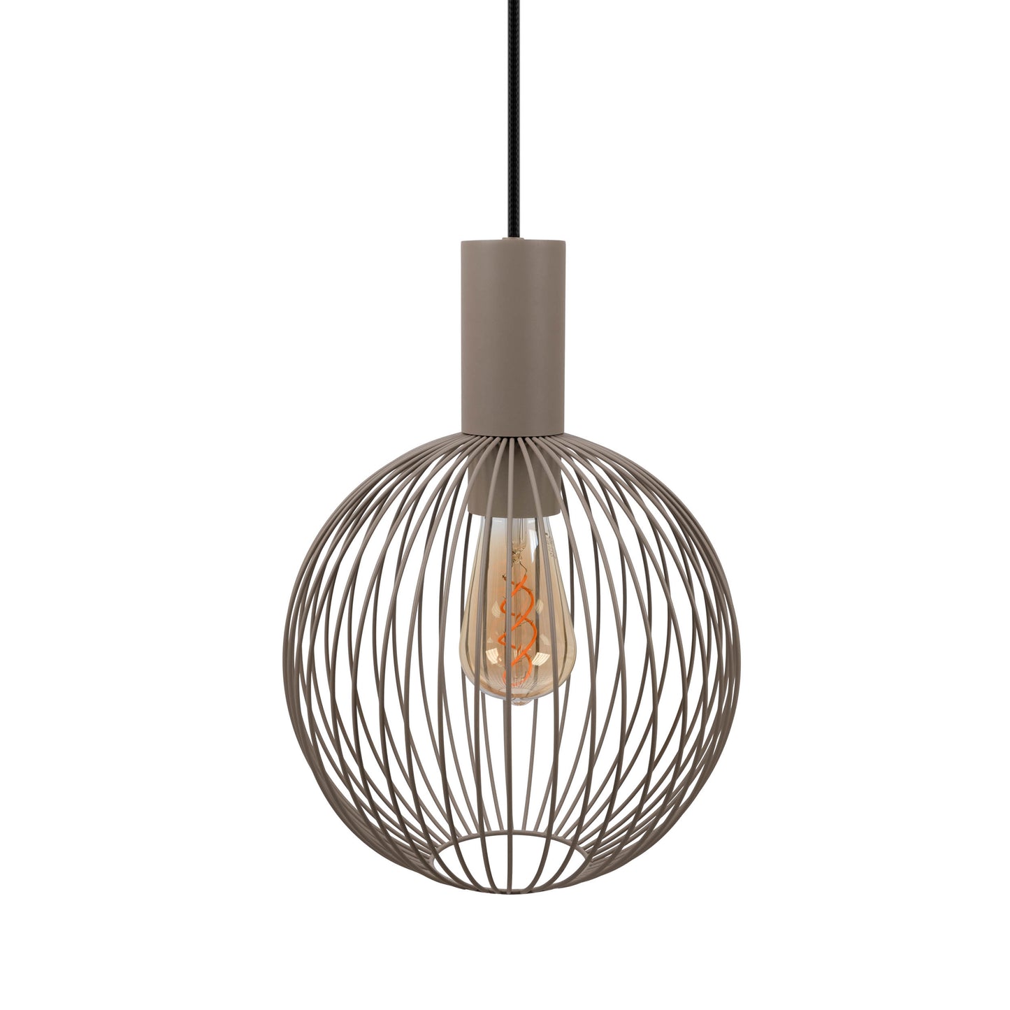 6er Pendelleuchte "TARELLIO" L: 62,4cm beige