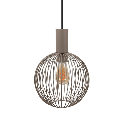 6er Pendelleuchte "TARELLIO" L: 62,4cm beige