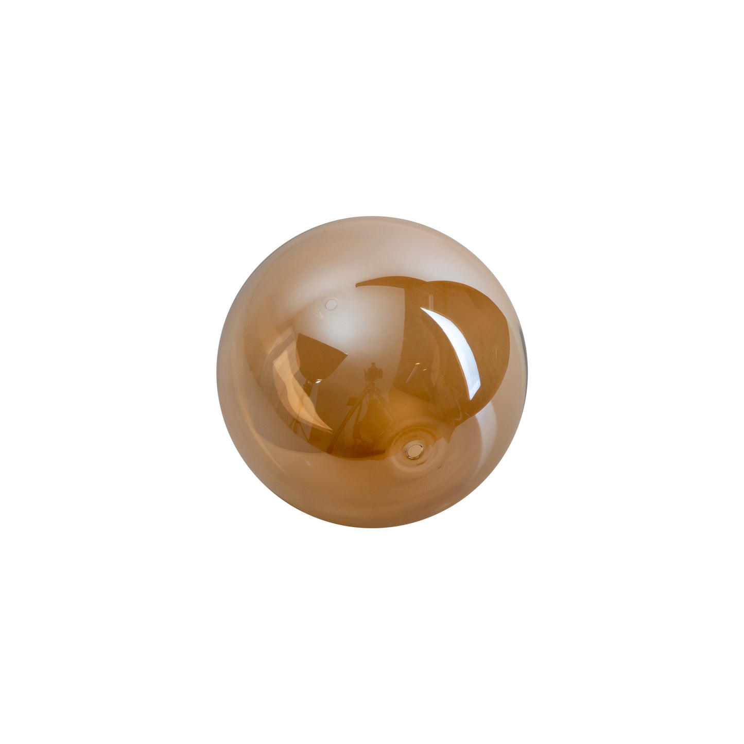 1 x Große Glaskugel - amber D: 10 cm - zur Deckenleuchte "EXPLOSION" 1085157